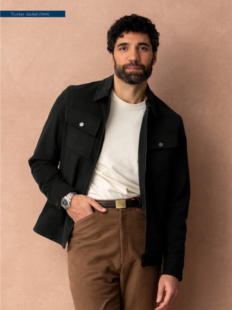 tom james company outerwear trucker jacket erik peterson tampa sarsasota lakeland