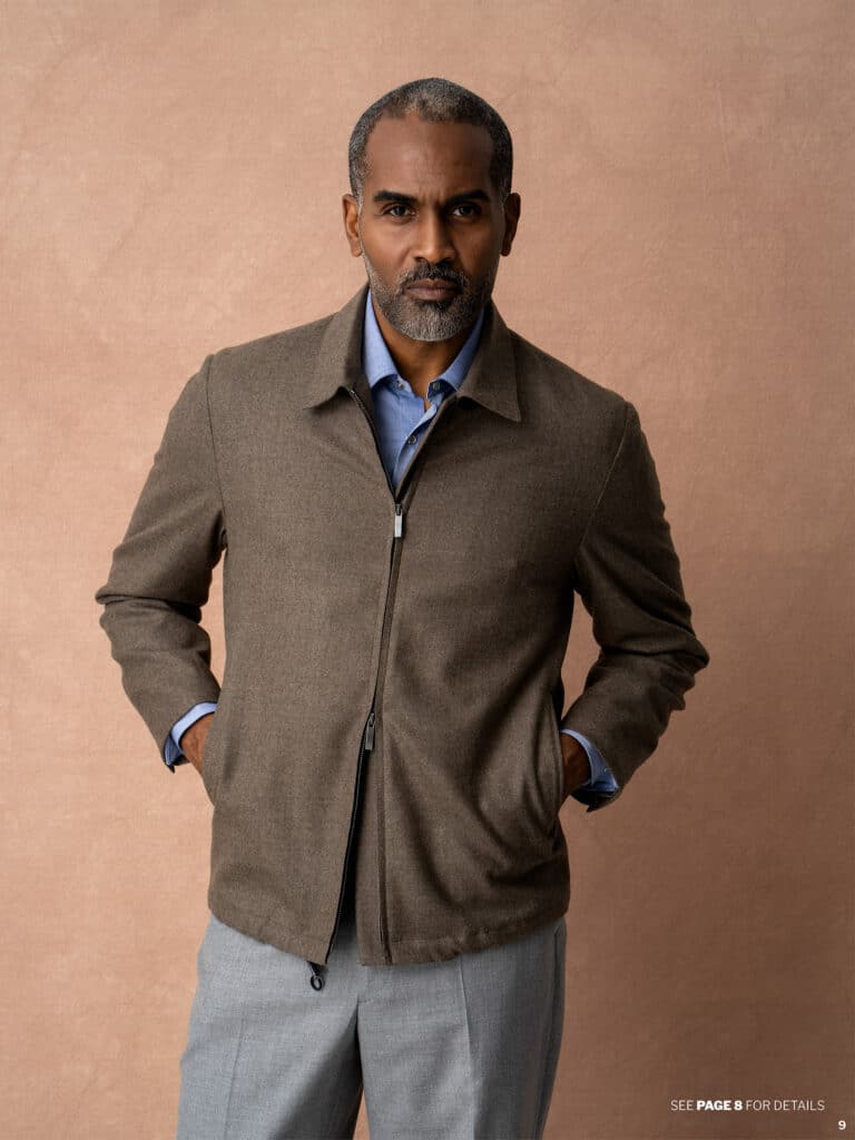 erik peterson tom james company trucker yellowstone bomber jacket tweeds tampa sarasota lakeland