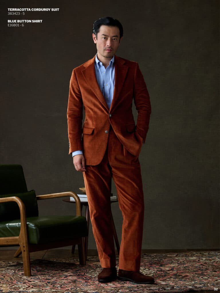 erik peterson tom james company corduroy suit tampa sarasota lakeland teracotta