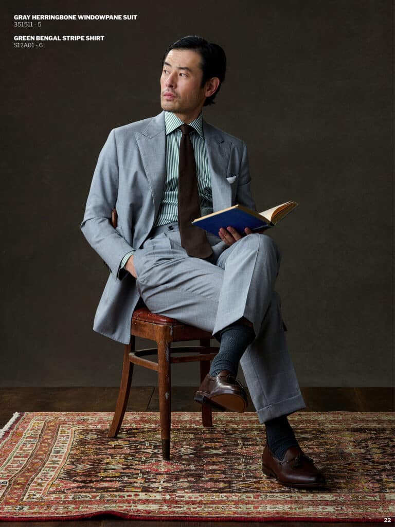 tom james fall lookbook 2025 erik peterson custom suits bespoke