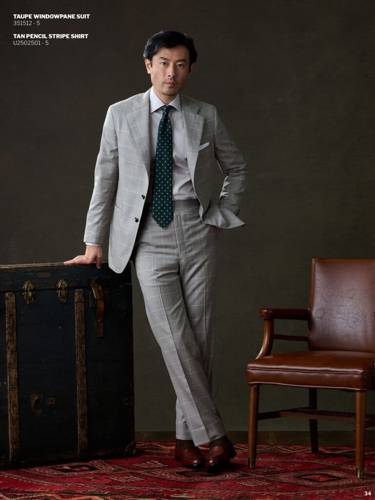 tom james fall lookbook 2025 erik peterson custom suits bespoke
