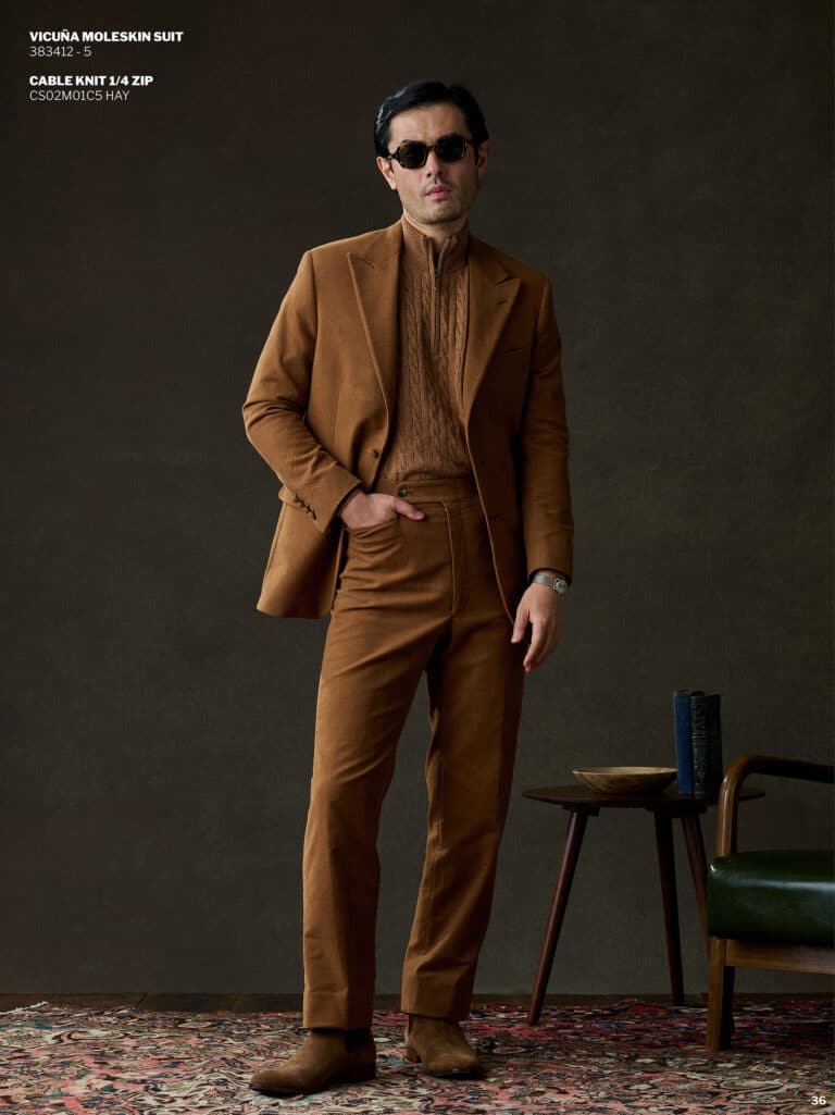 tom james fall lookbook 2025 erik peterson custom suits bespoke