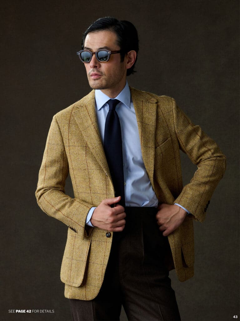 tom james fall lookbook 2025 erik peterson custom suits bespoke