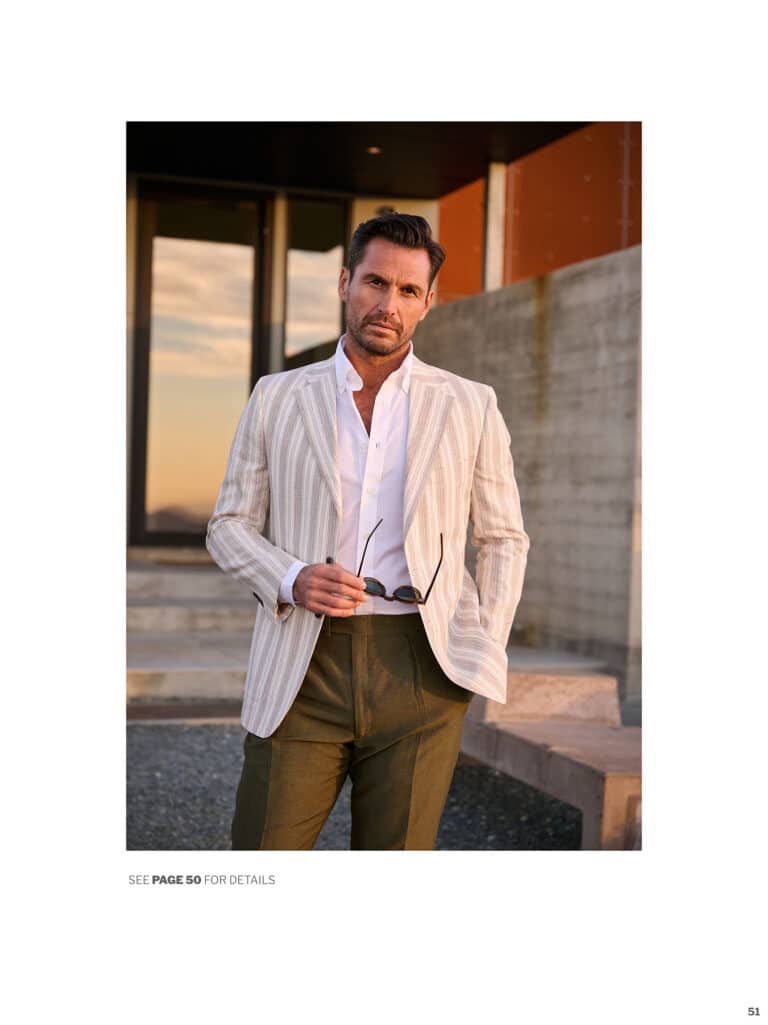 tom james erik peterson spring summer lookbook 2025