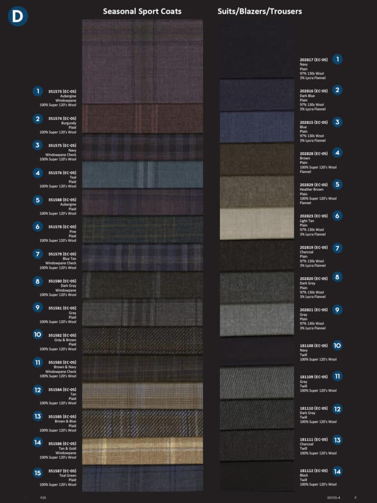 Executive Collection Tom James Custom Suits Shirts Sport Coats Jackets