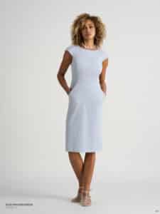 ladies custom white dress