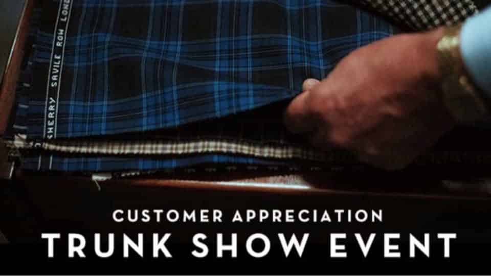 tom james trunk show erik peterson tampa sarasota lakeland
