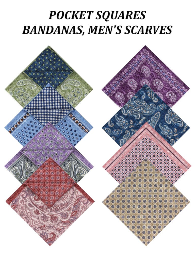 tom james pocket squares and scarfs