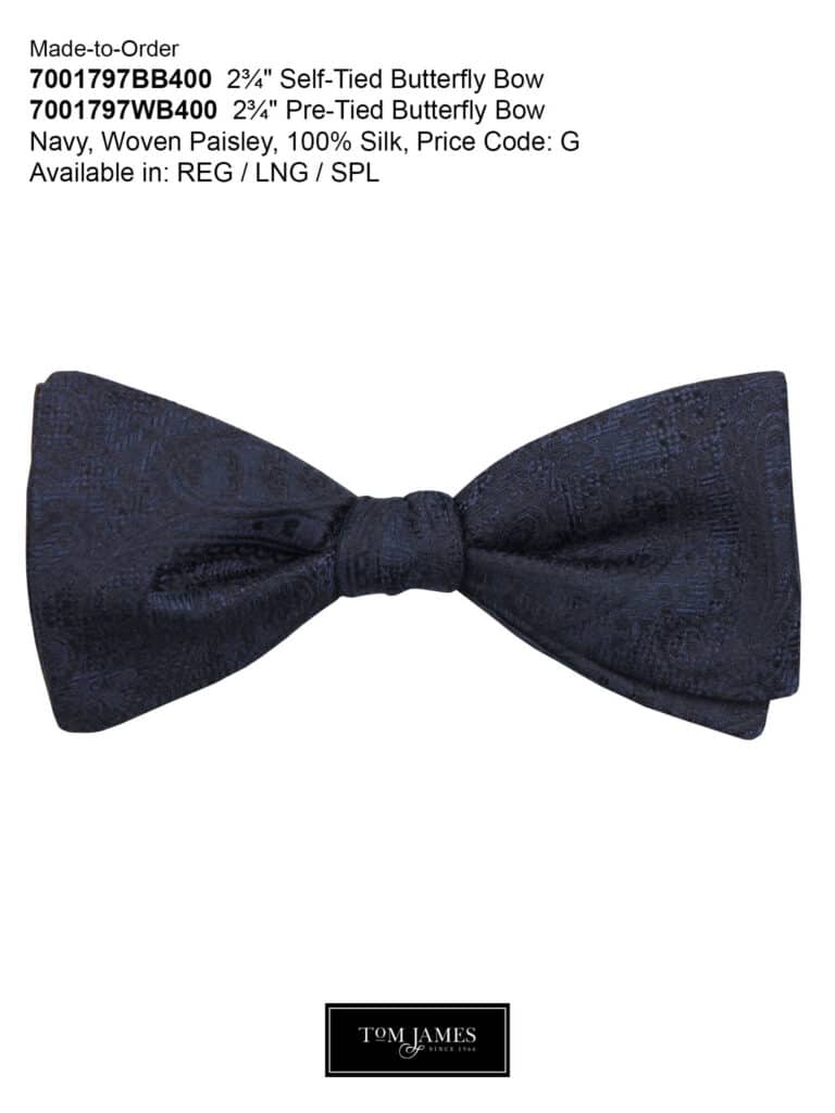 tom james formal and bow ties