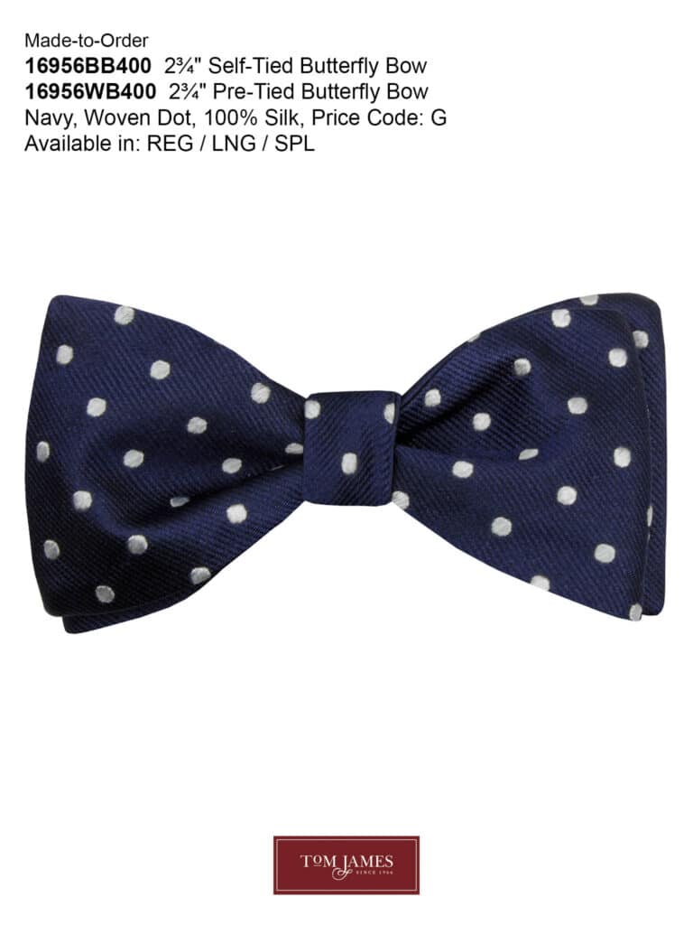 tom james formal and bow ties