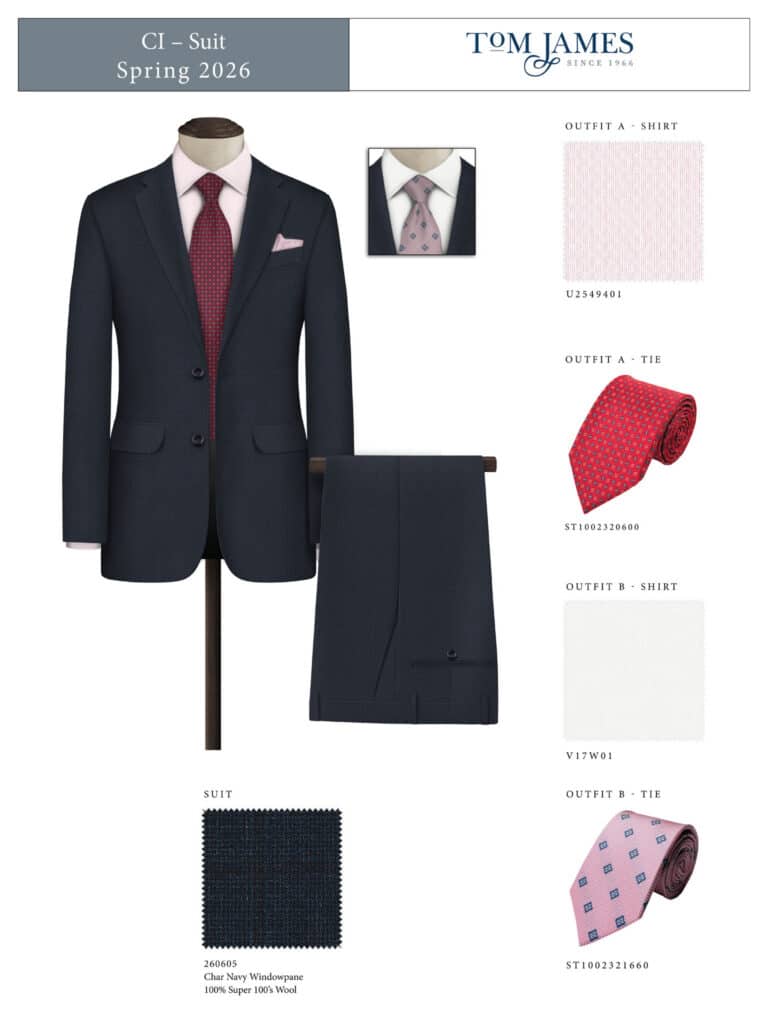 suit and tie corporate image looks bespoke suits