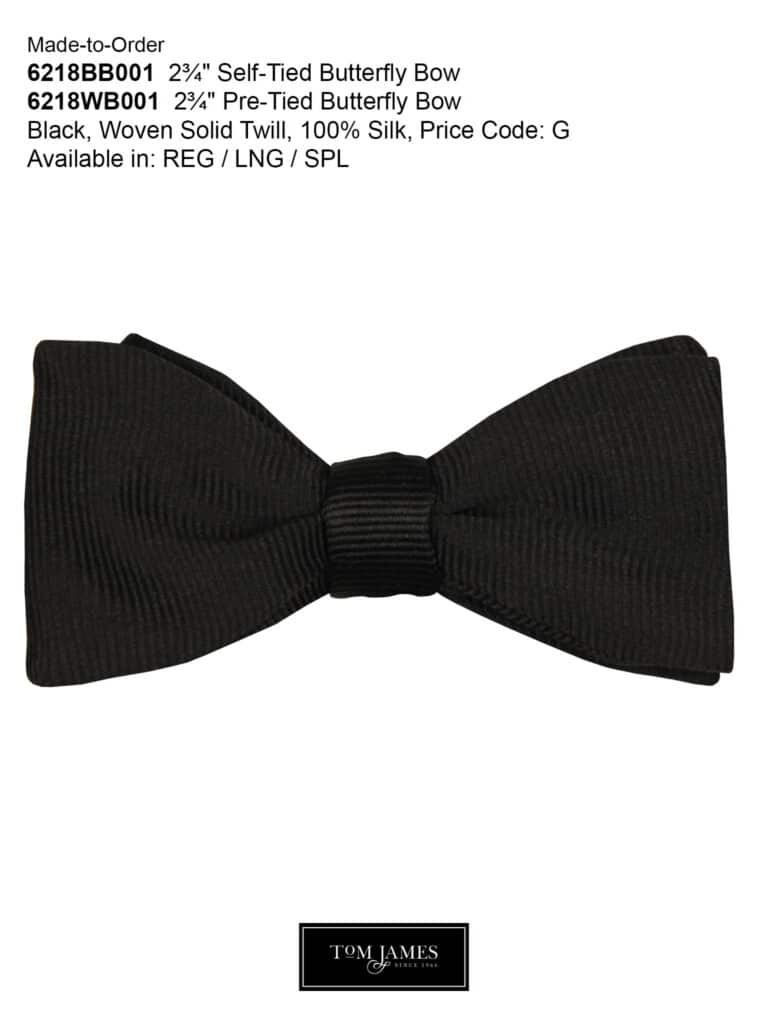 tom james formal and bow ties