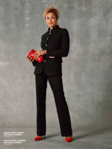 Womens Royal Classic navy pant suit 