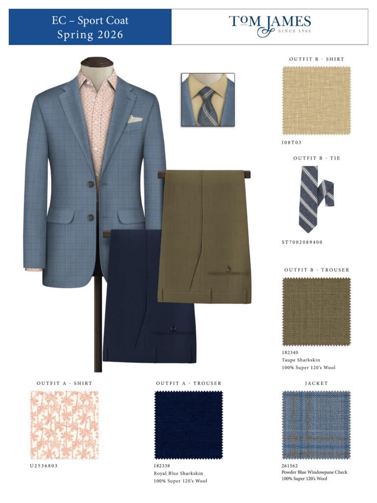 tom james executive collection suits sportcoats ties