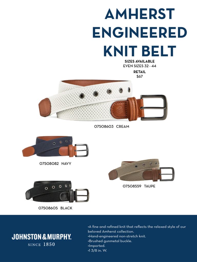 johnston murphy shoes belts and bags