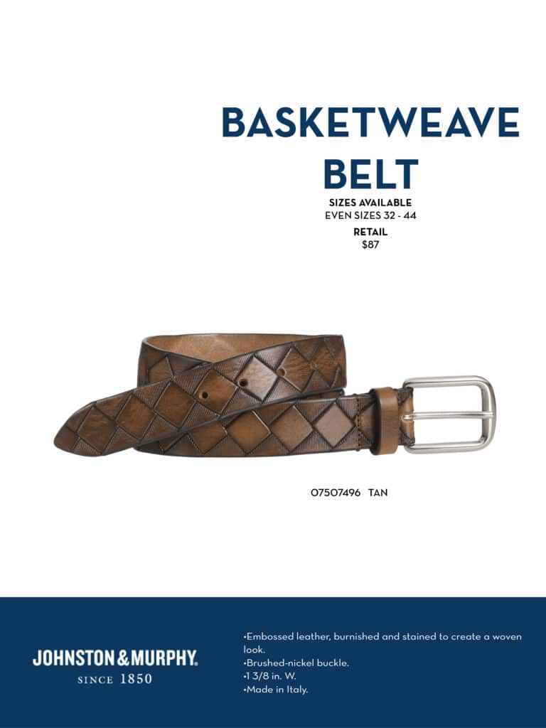 johnston murphy shoes belts and bags