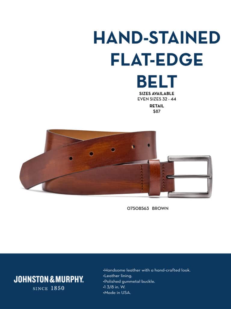 johnston murphy shoes belts and bags