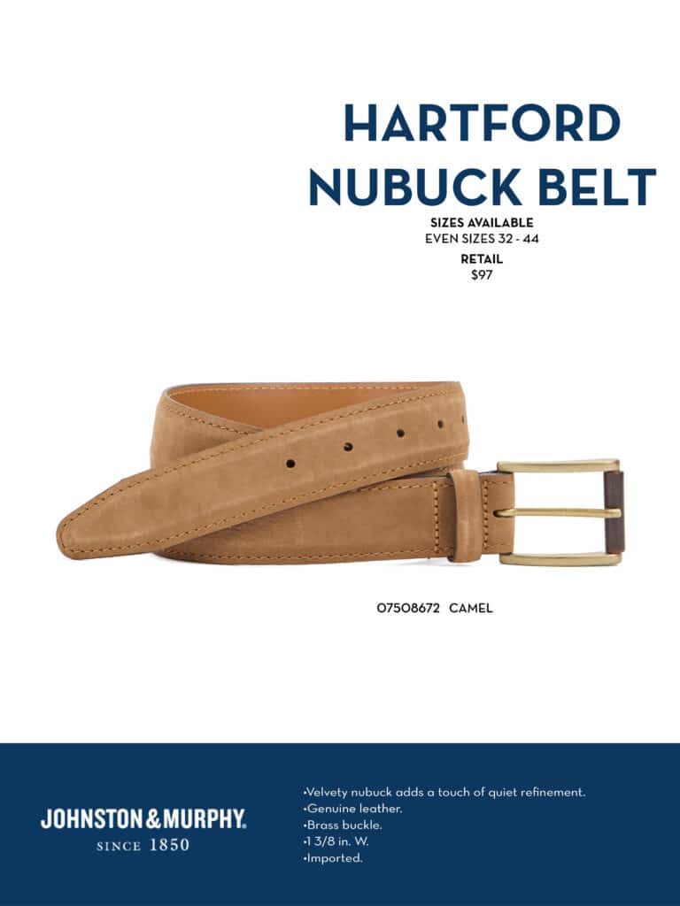 johnston murphy shoes belts and bags