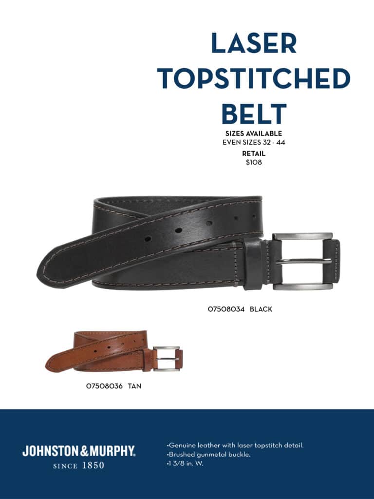 johnston murphy shoes belts and bags
