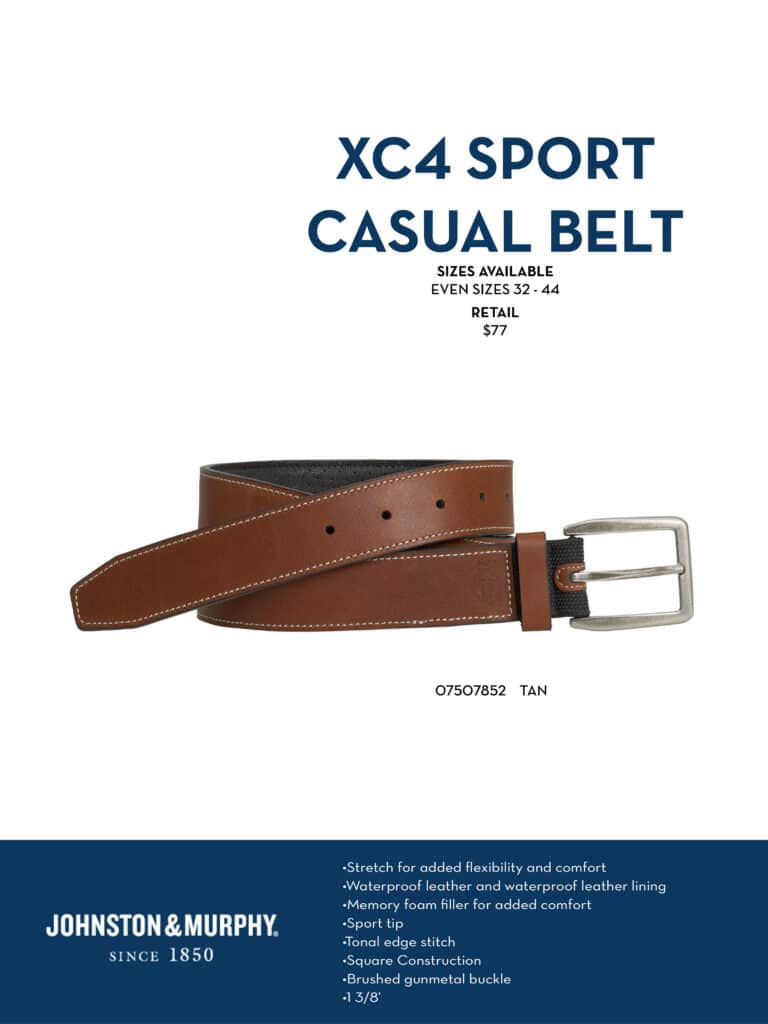 johnston murphy shoes belts and bags