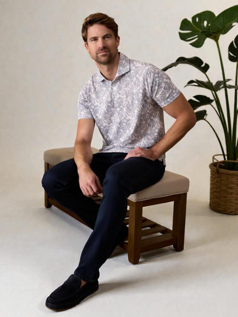 tom james spring summer 2026 sportwear shorts polos jeans untucked shirt jackets c