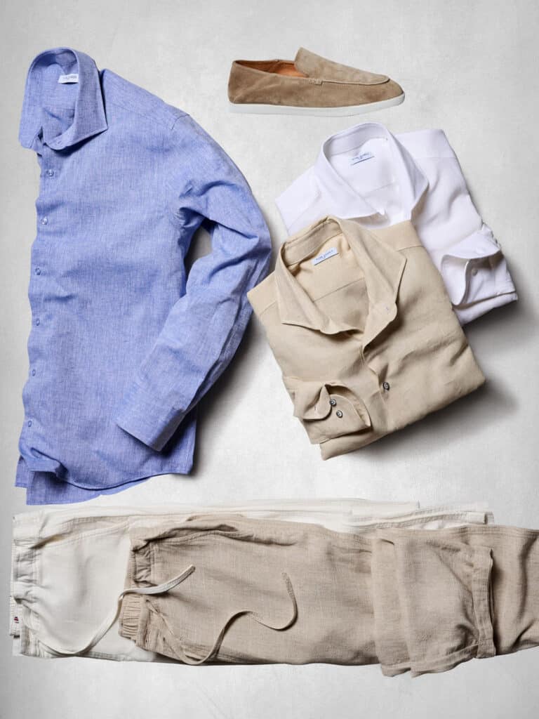 tom james spring summer 2026 sportwear shorts polos jeans untucked shirt jacketsff