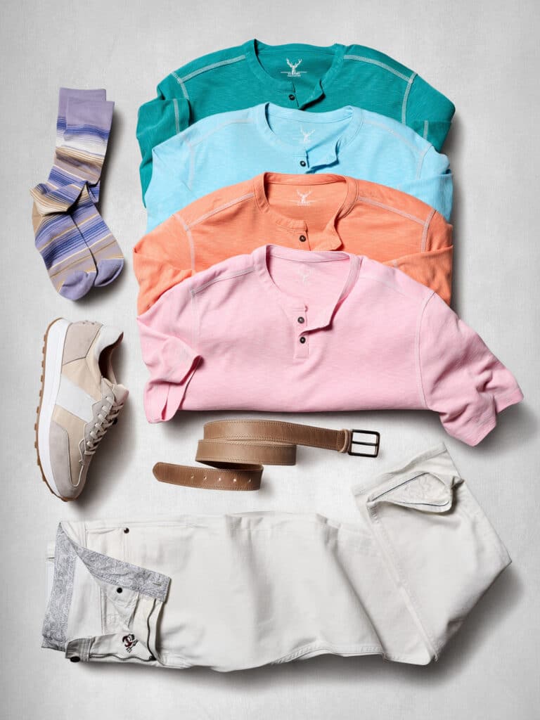 tom james spring summer 2026 sportwear shorts polos jeans untucked shirt jackets5