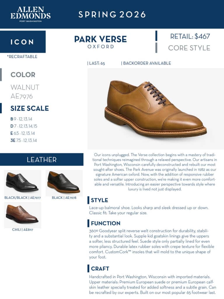 Allen Edmonds mens shoes belts captoe lace up sneaker slip on