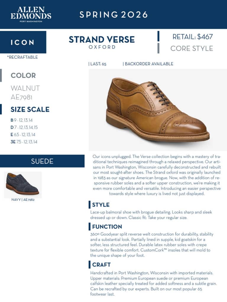 Allen Edmonds mens shoes belts captoe lace up sneaker slip on