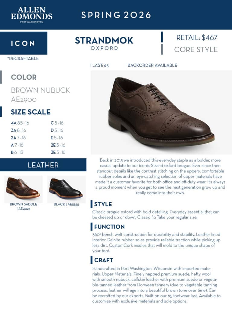 Allen Edmonds mens shoes belts captoe lace up sneaker slip on