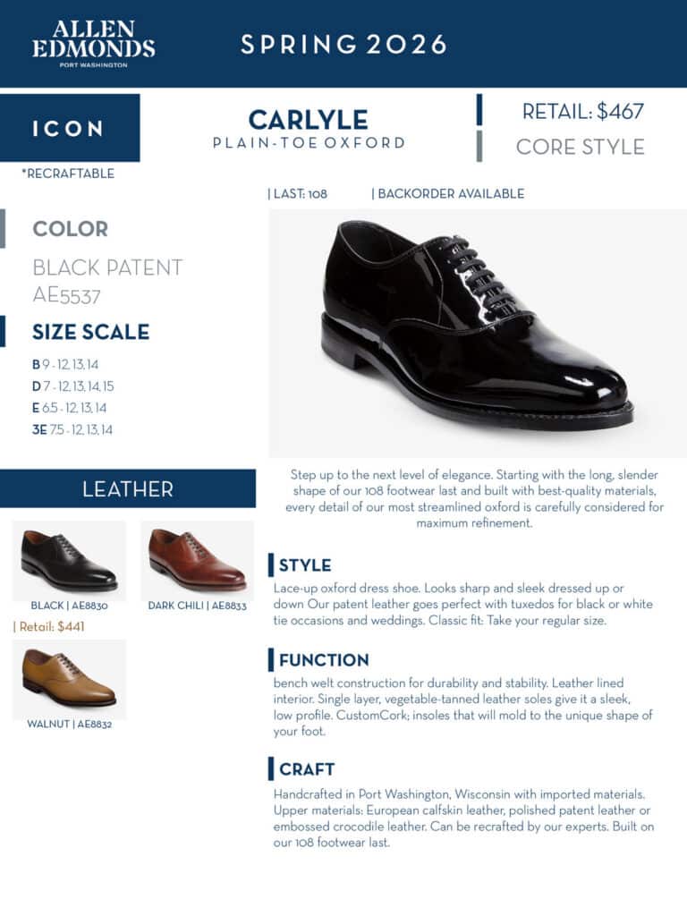 Allen Edmonds mens shoes belts captoe lace up sneaker slip on