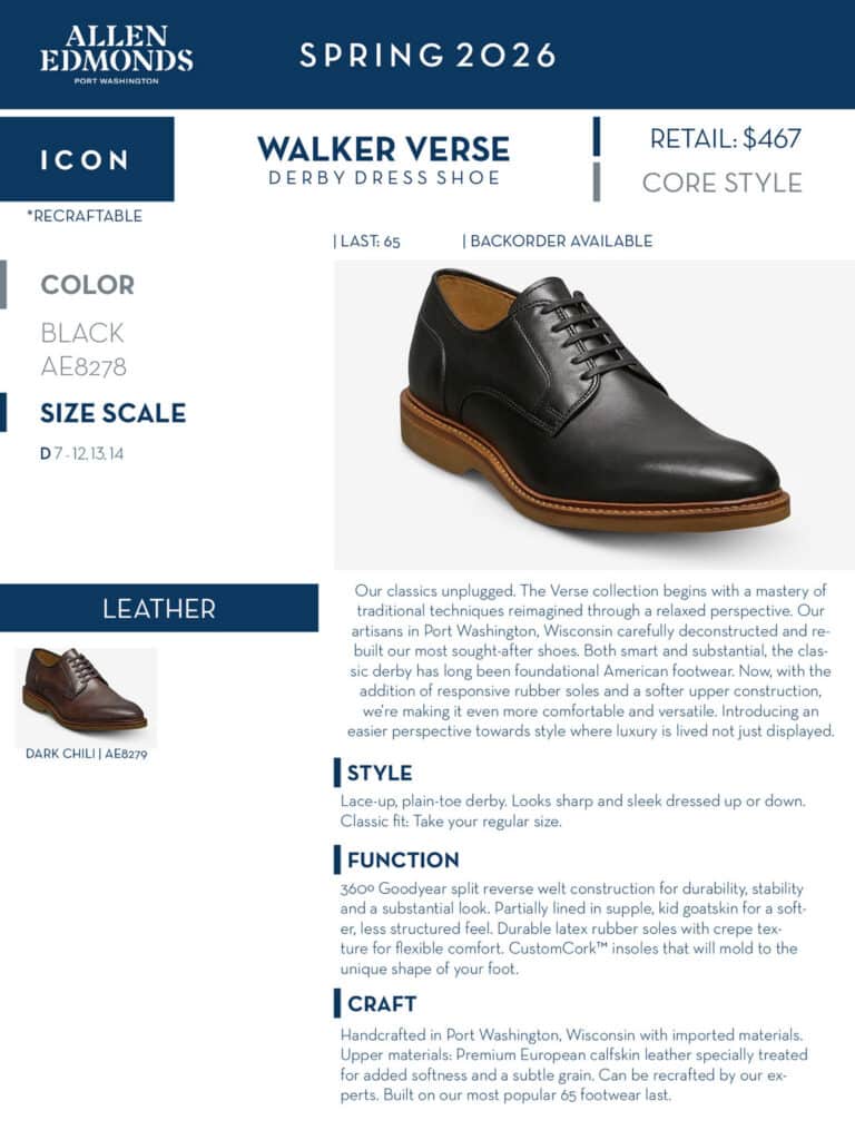 Allen Edmonds mens shoes belts captoe lace up sneaker slip on