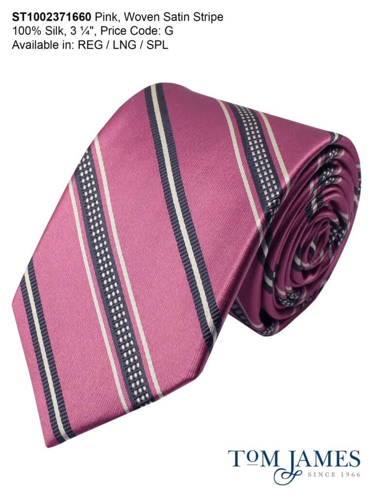 executive collection fall winter 2026 collection pink rep tie