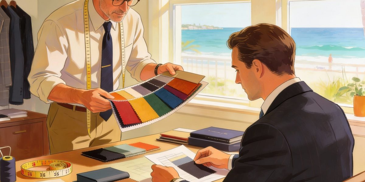 custom suits swatches clearwater