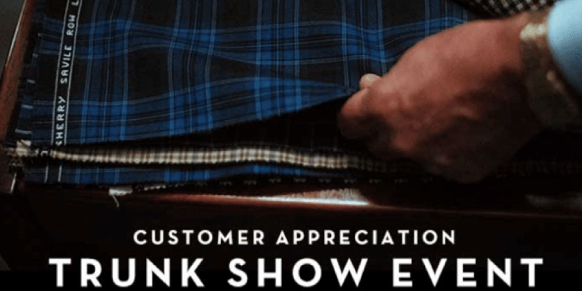 Holiday Trunk Show Tom James tweeds Erik peterson